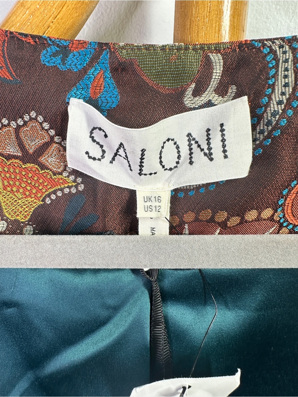 NWT Saloni Natalya B Dress sz 12 - Picture 11 of 15